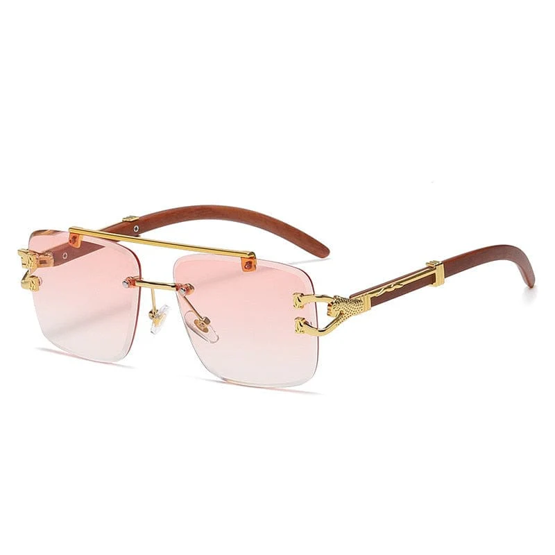 Retro Polycarbonate Square Sunglasses - Image 3