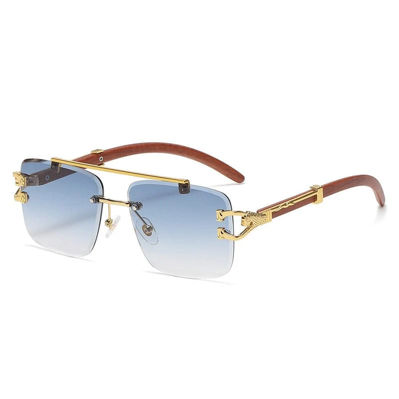 Retro Polycarbonate Square Sunglasses - Image 7