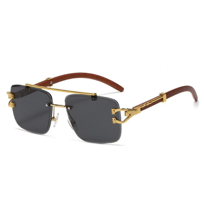Retro Polycarbonate Square Sunglasses - Image 9