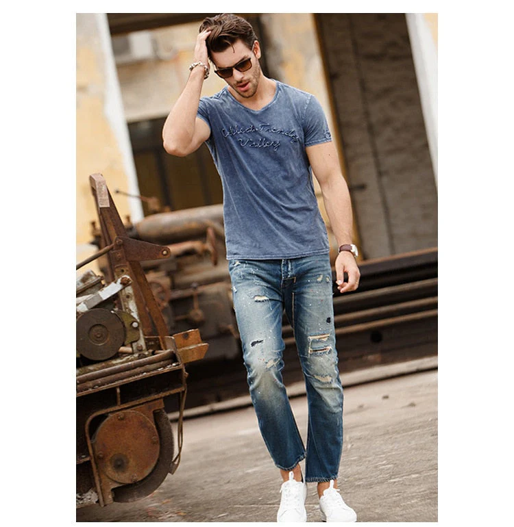 Retro Short Sleeve Streetwear T-Shirt - Image 14