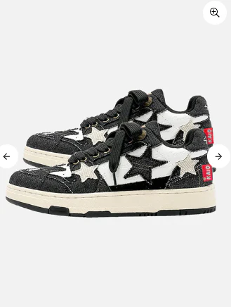 Retro Star Elements Casual Board Shoes - Image 2
