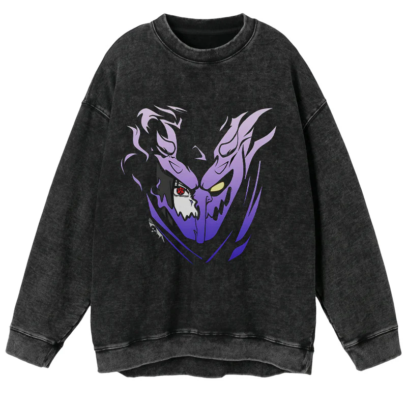 Retro Naruto Graphic Vintage Sweater - Image 3