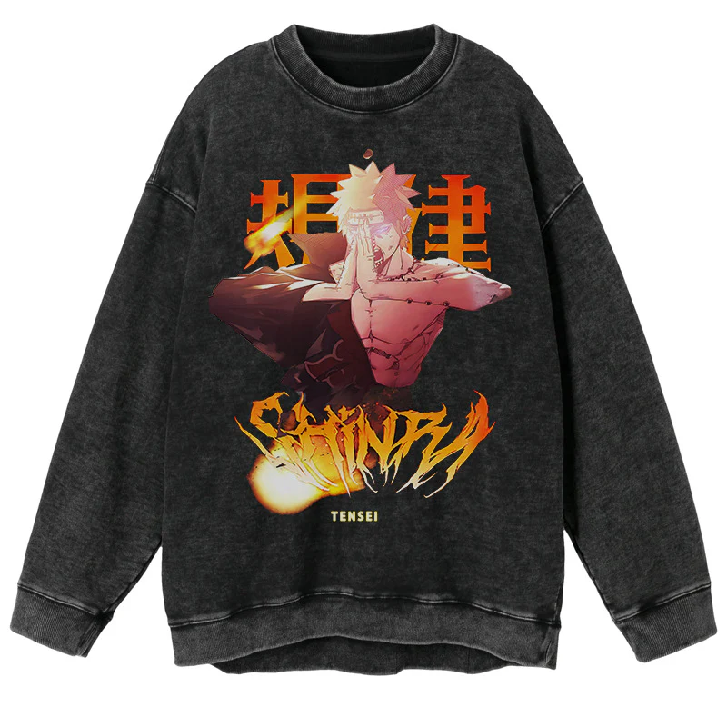 Retro Naruto Graphic Vintage Sweater - Image 9
