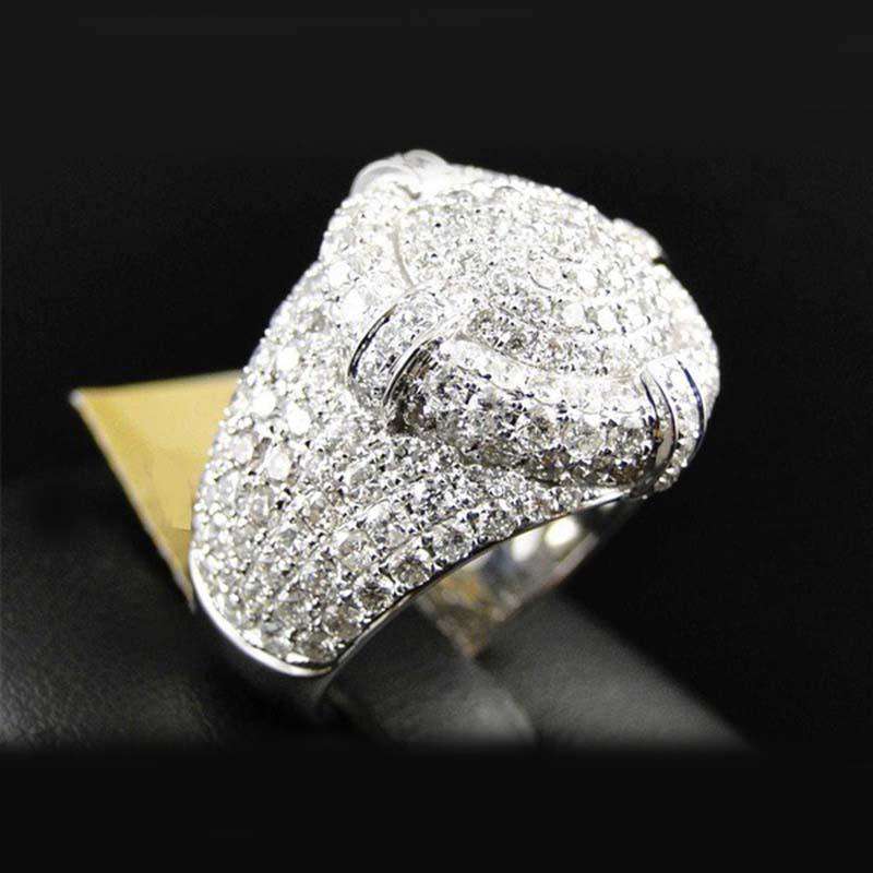 Round Bling Pinky Ring - Image 4