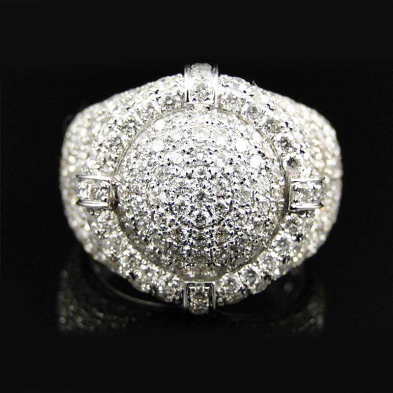 Round Bling Pinky Ring - Image 5