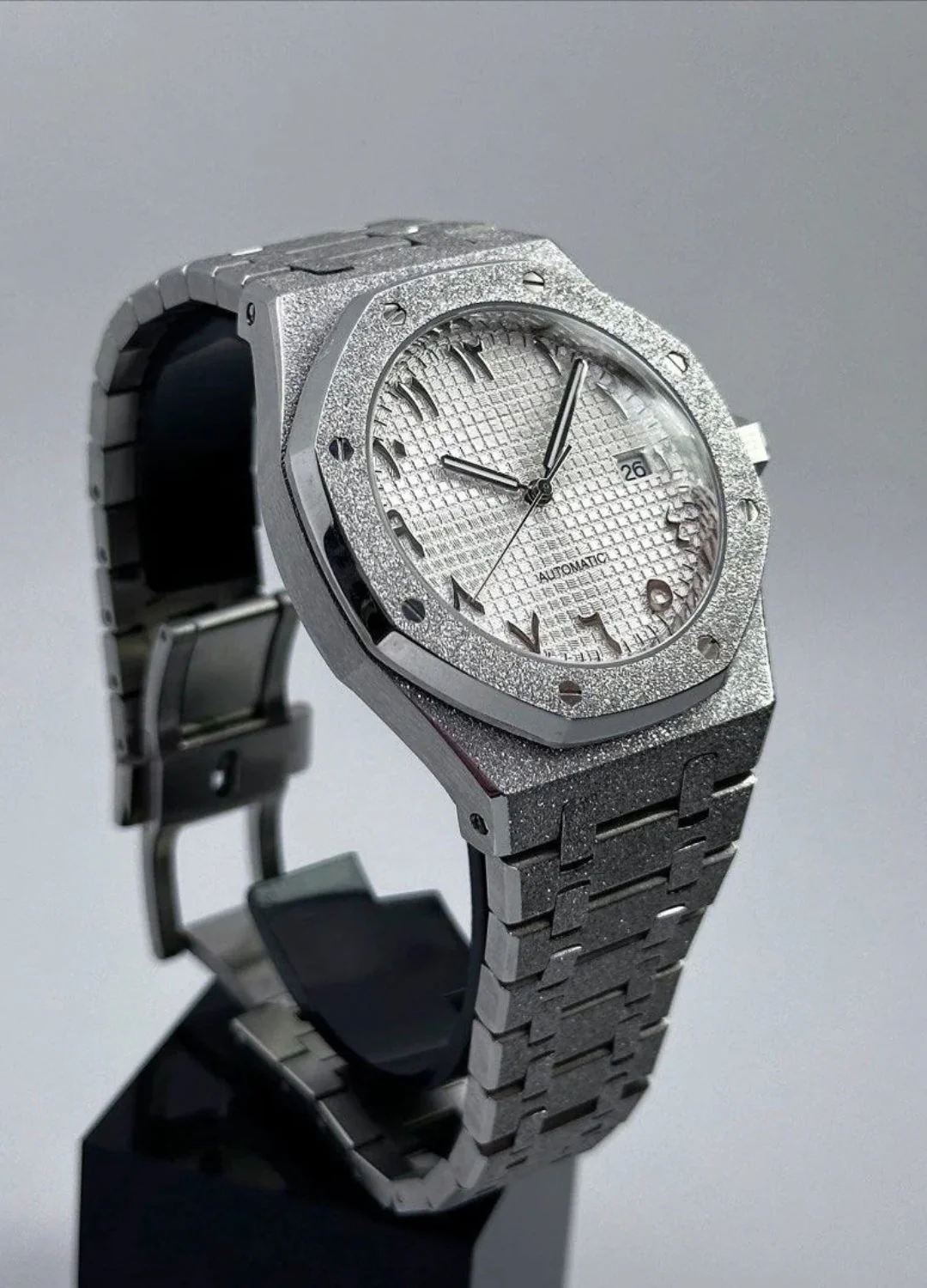 Seiko Mod Frosted Royal Oak | Silver - Image 2