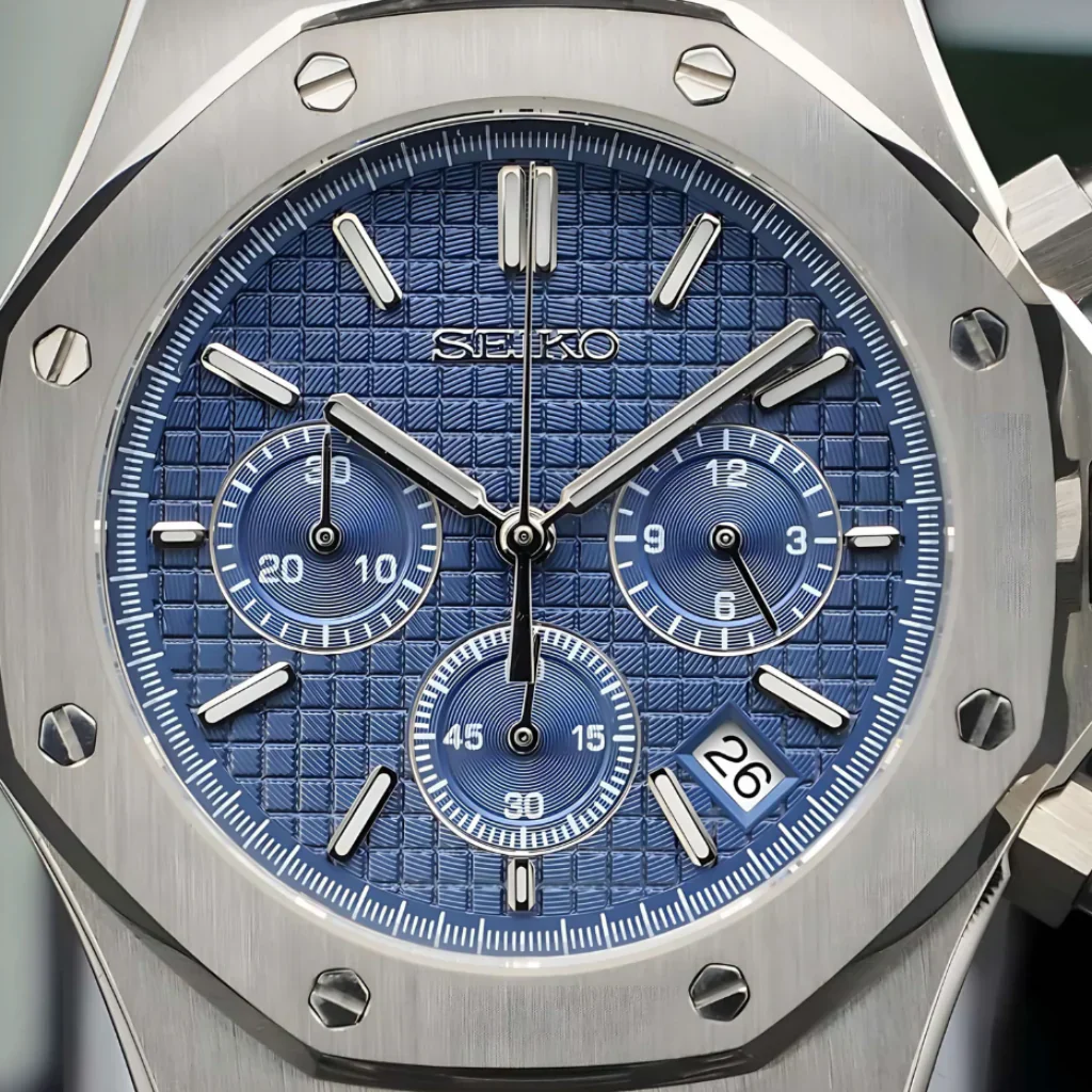 Seiko Mod Royal Chrono | Blue - Image 3