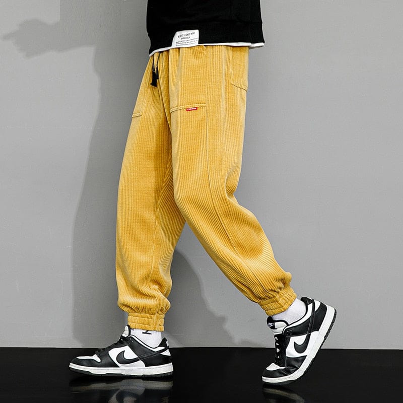 Rugged Corduroy Garterized Men's Pants - Image 10