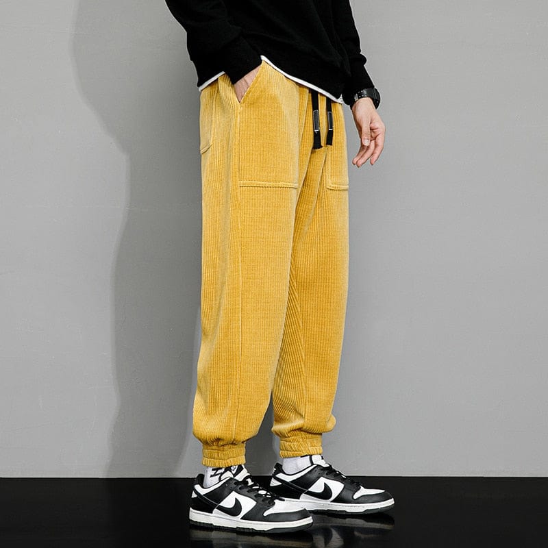 Rugged Corduroy Garterized Men's Pants - Image 13