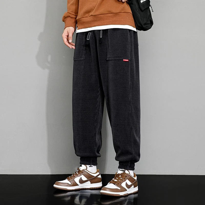 Rugged Corduroy Garterized Men's Pants - Image 2