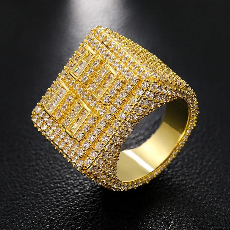 S925 Silver VVS Moissanite Champion Iced Ring - Image 4
