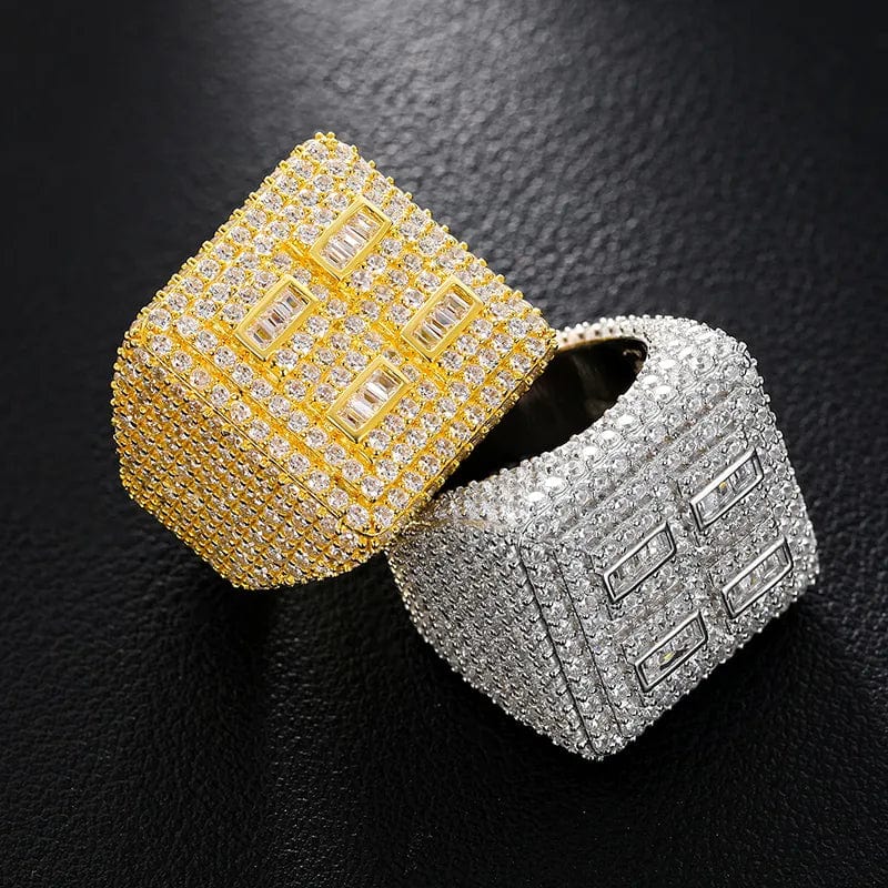 S925 Silver VVS Moissanite Champion Iced Ring - Image 6