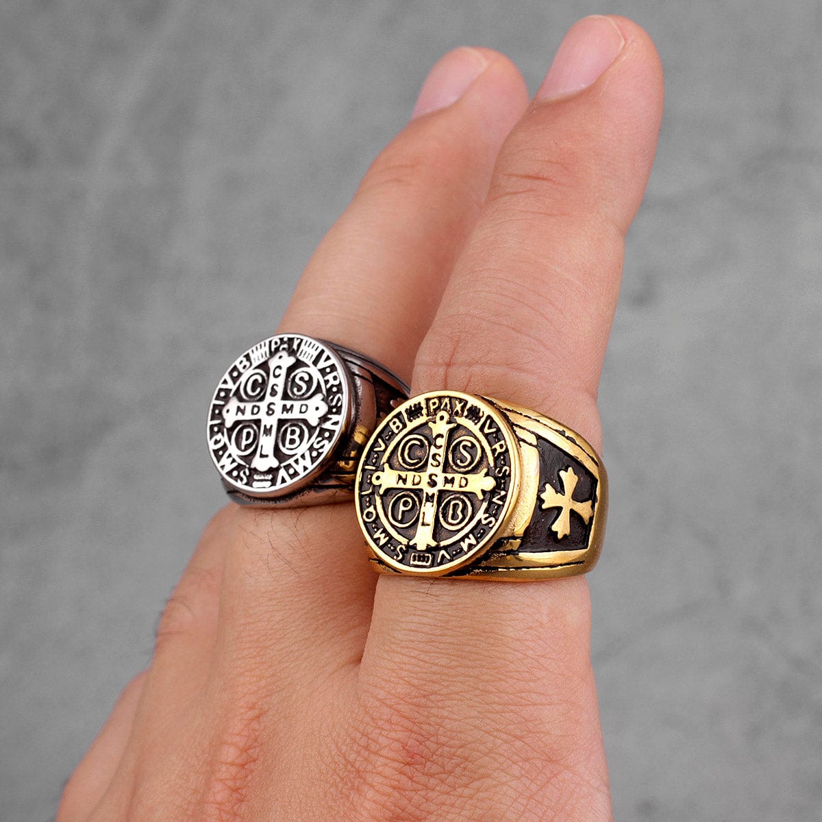 Saint Benedict Cspb Cross Ring - Image 11