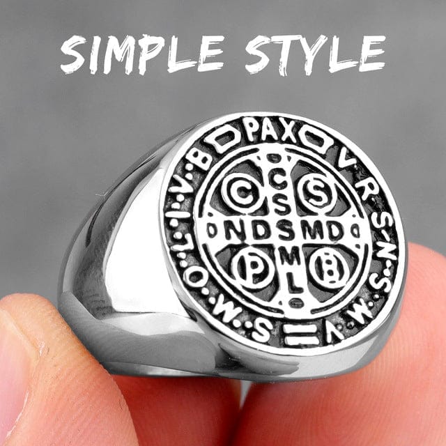 Saint Benedict Cspb Cross Ring - Image 13