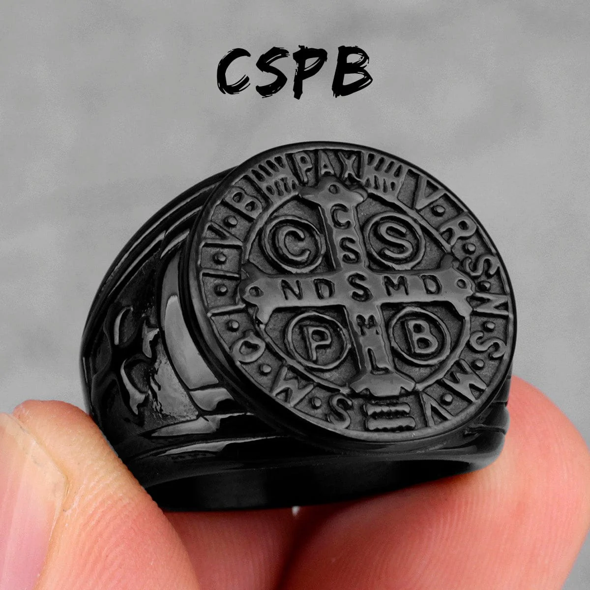 Saint Benedict Cspb Cross Ring - Image 14