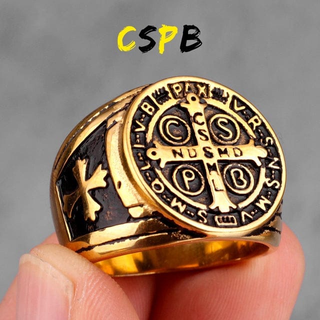 Saint Benedict Cspb Cross Ring - Image 17