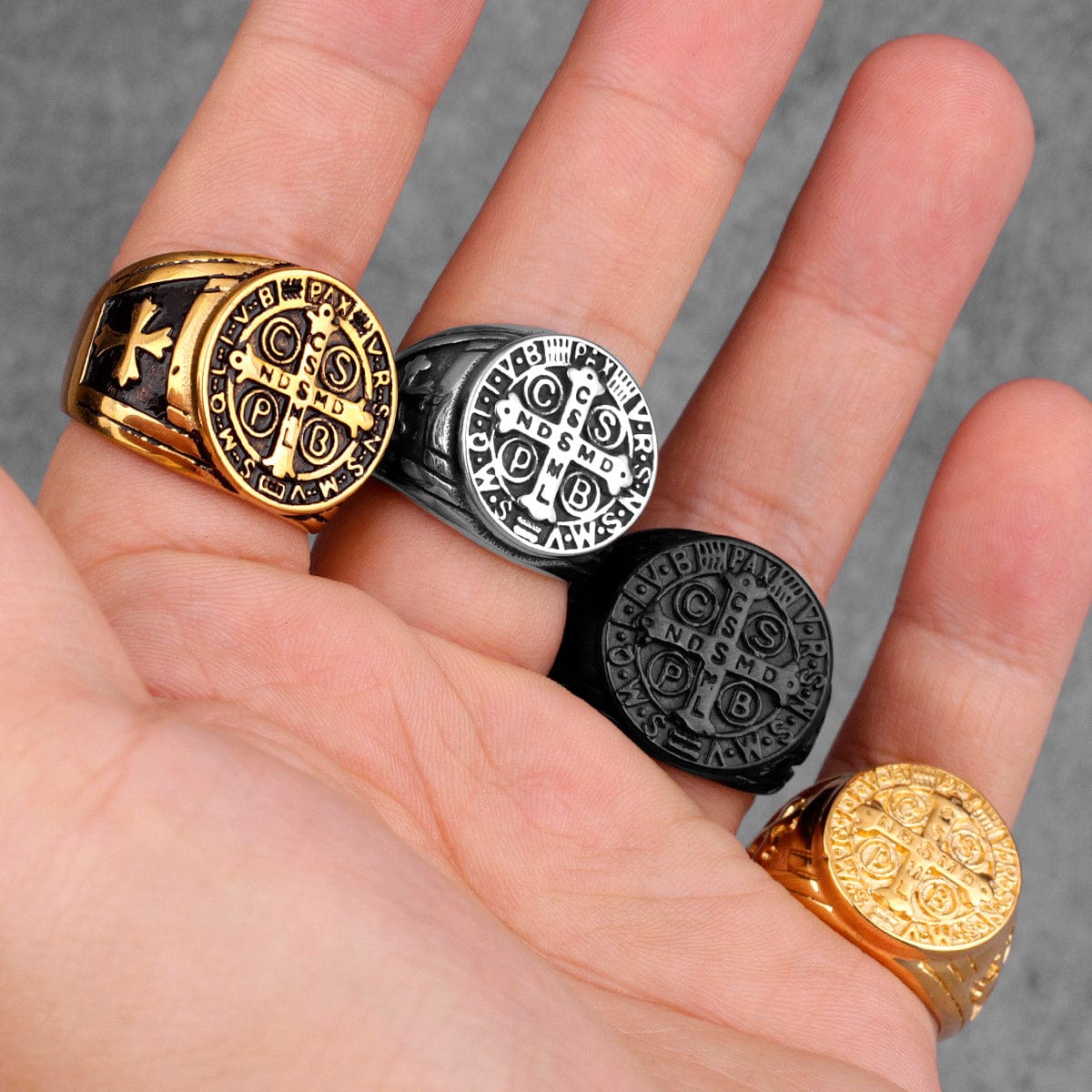 Saint Benedict Cspb Cross Ring - Image 18