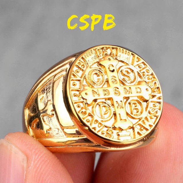 Saint Benedict Cspb Cross Ring - Image 4
