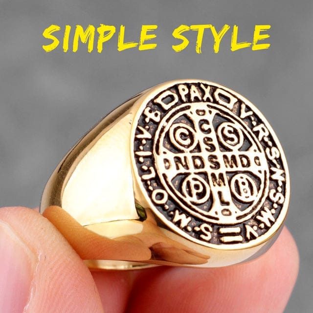 Saint Benedict Cspb Cross Ring - Image 6