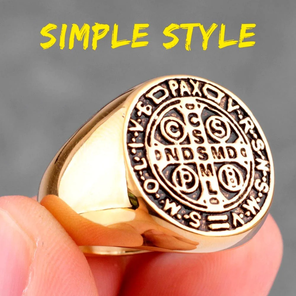 Saint Benedict Cspb Cross Ring - Image 7