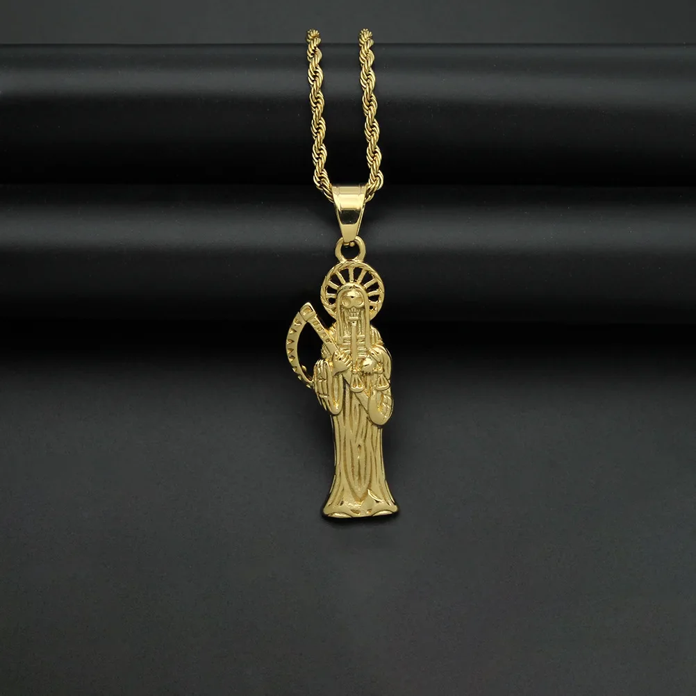 Santa Muerte Necklace - Image 4