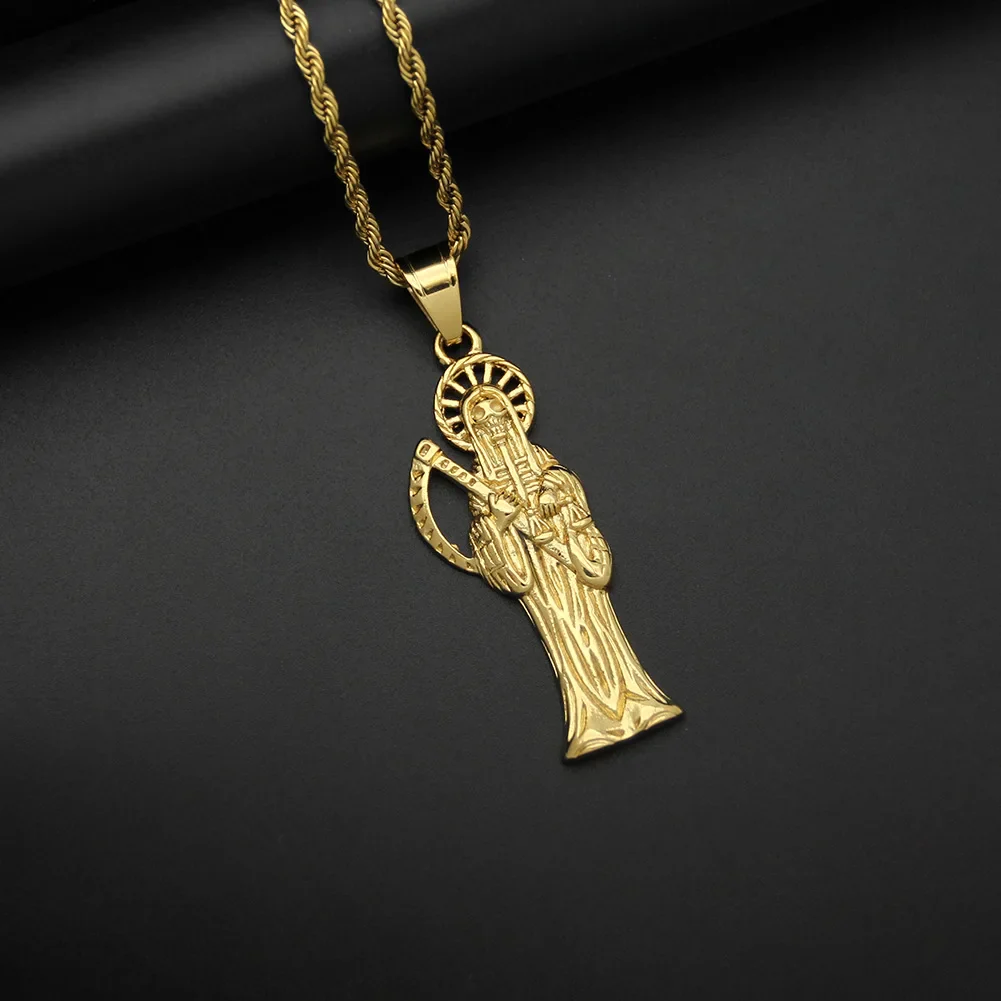 Santa Muerte Necklace - Image 7