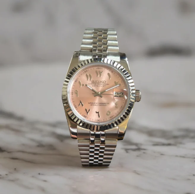 Seikjust Arabic Dial | Silver Rose - Image 2