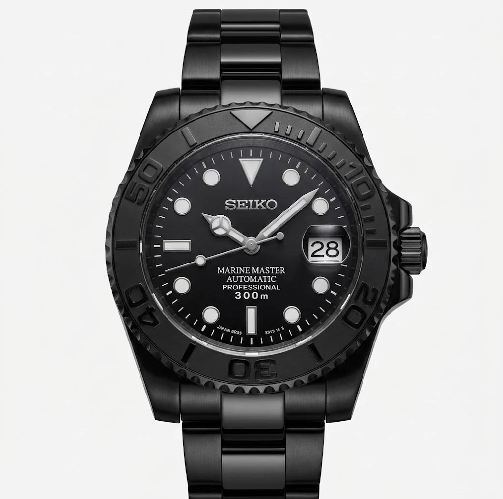SEIKO MOD YACHT-MASTER| BLACKOUT EDITION