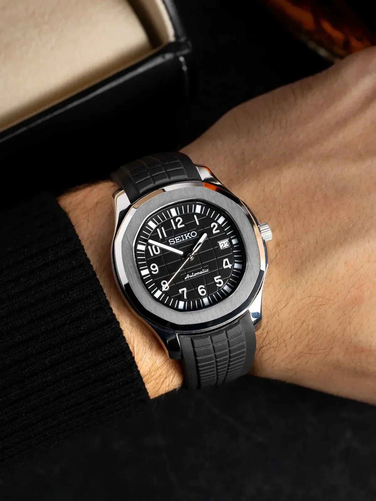 SEIKO MOD AQUANAUT | BLACK - Image 2