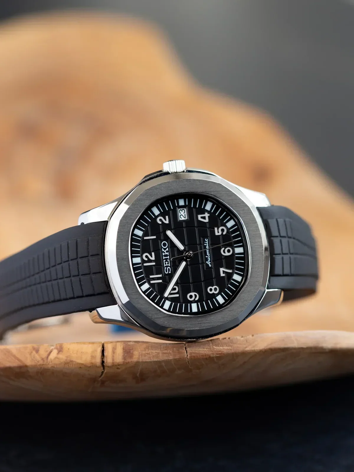 SEIKO MOD AQUANAUT | BLACK - Image 3