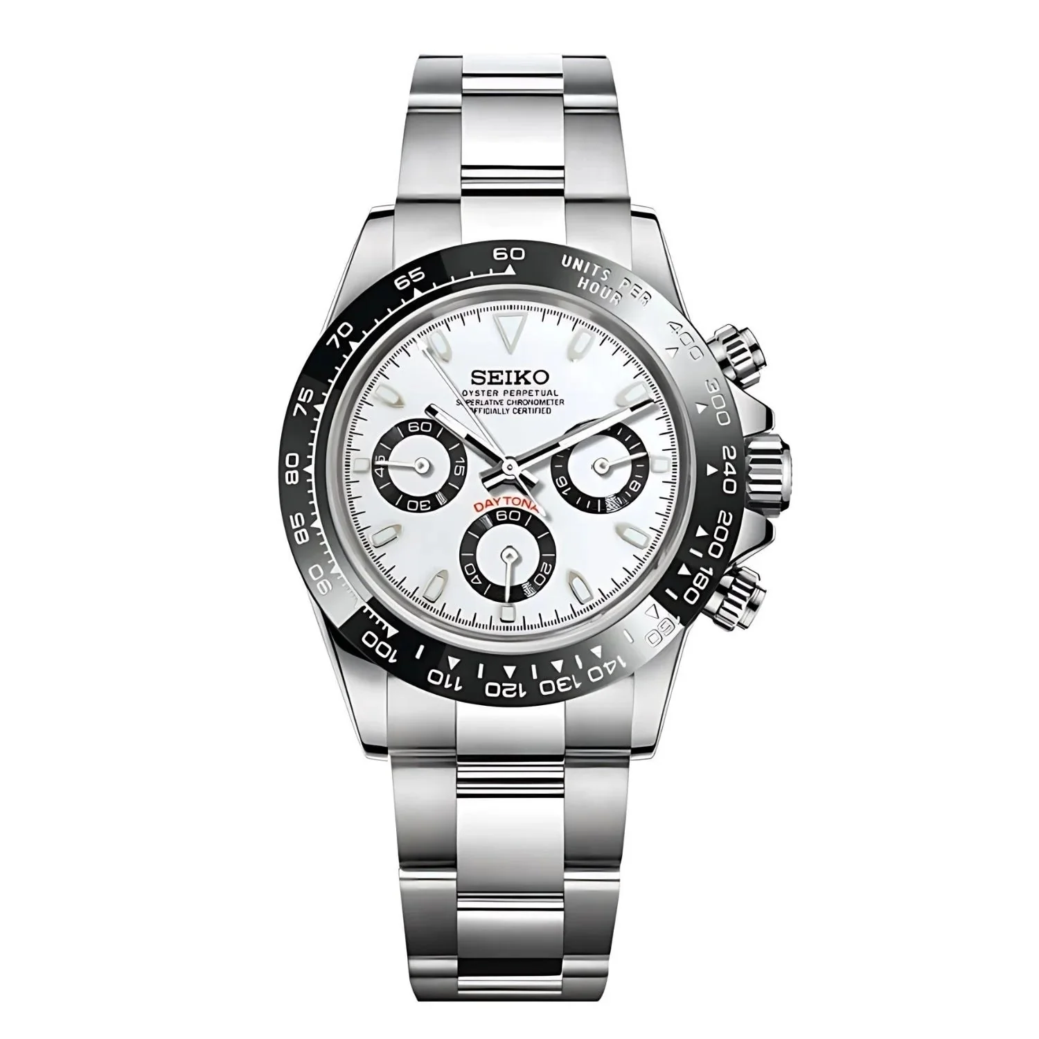 SEIKO MOD DAYTONA | WHITE