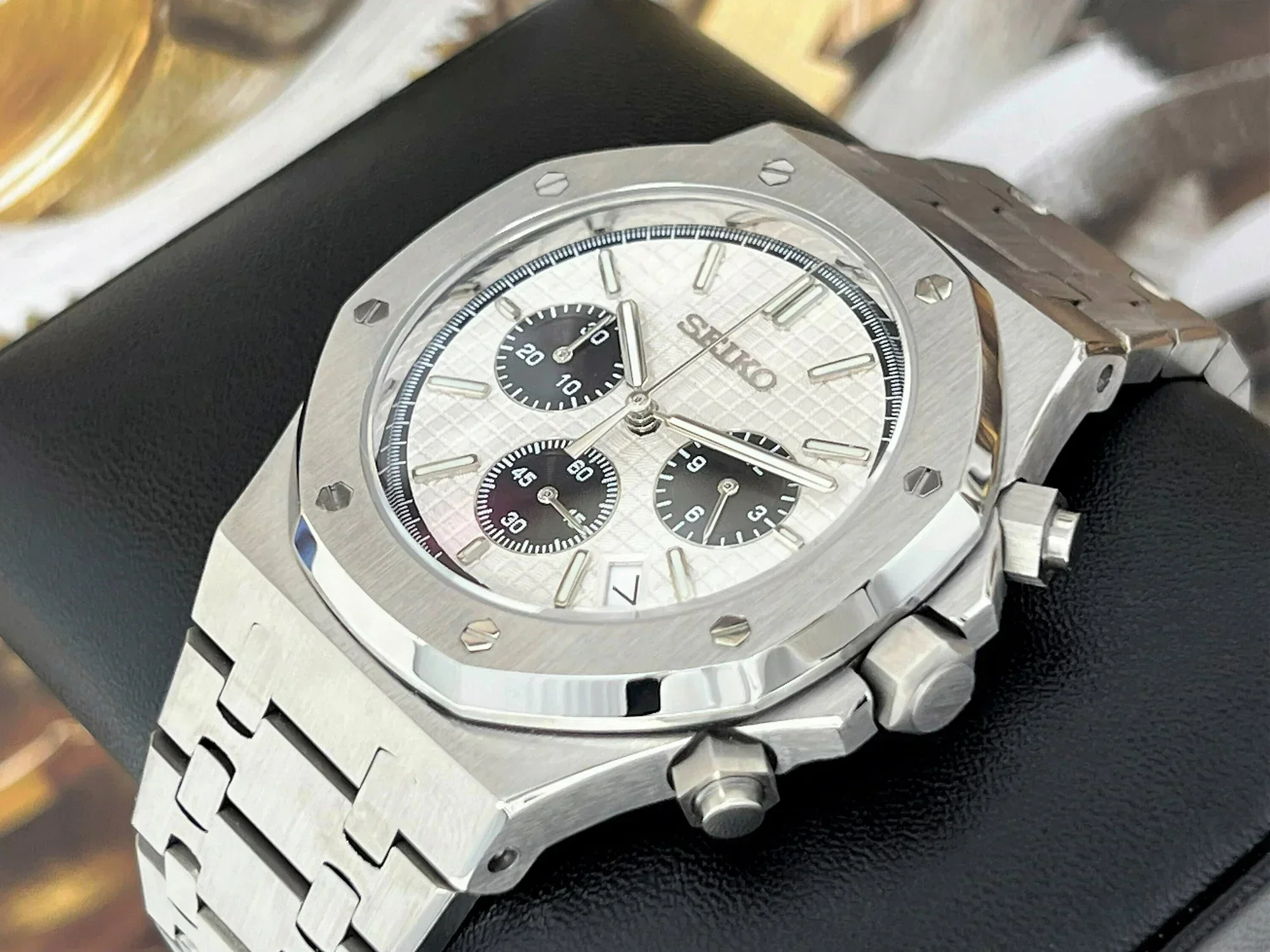 SEIKO MOD ROYAL OAK | CHRONO PANDA - Image 2