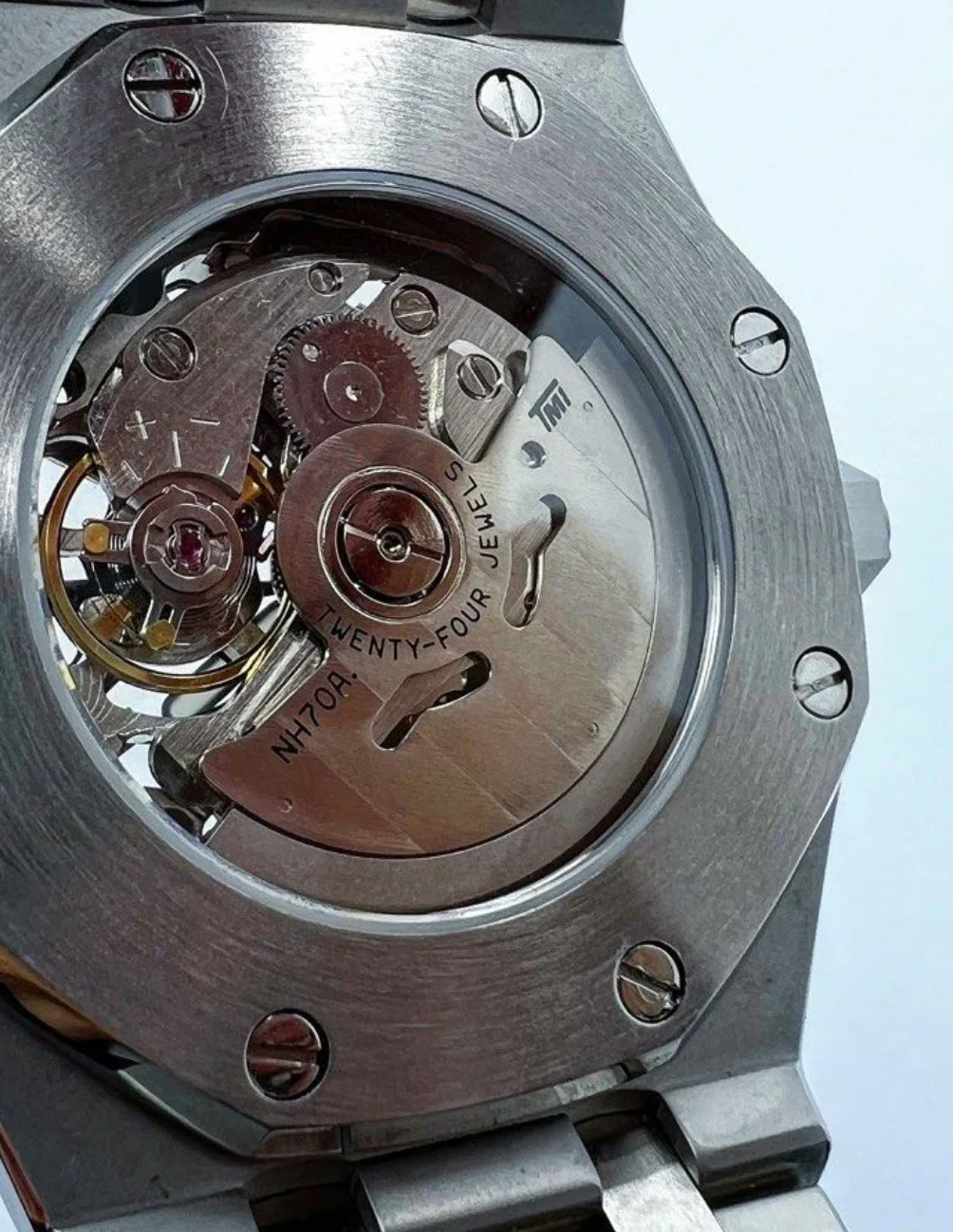 Seiko Mod Royal Oak Skeleton Black - Image 8