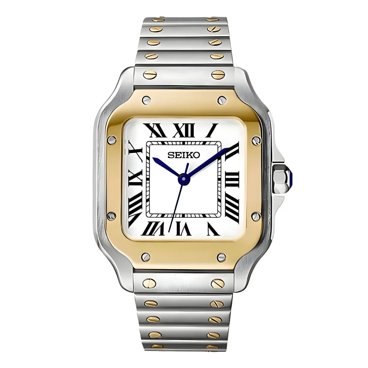 SEIKO MOD SANTOS | GOLD/STEEL