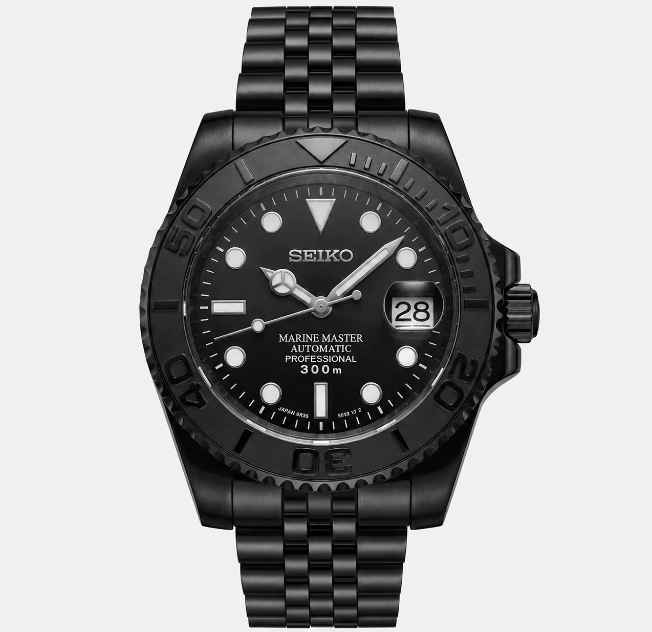 SEIKO MOD YACHT-MASTER| BLACKOUT EDITION - Image 2