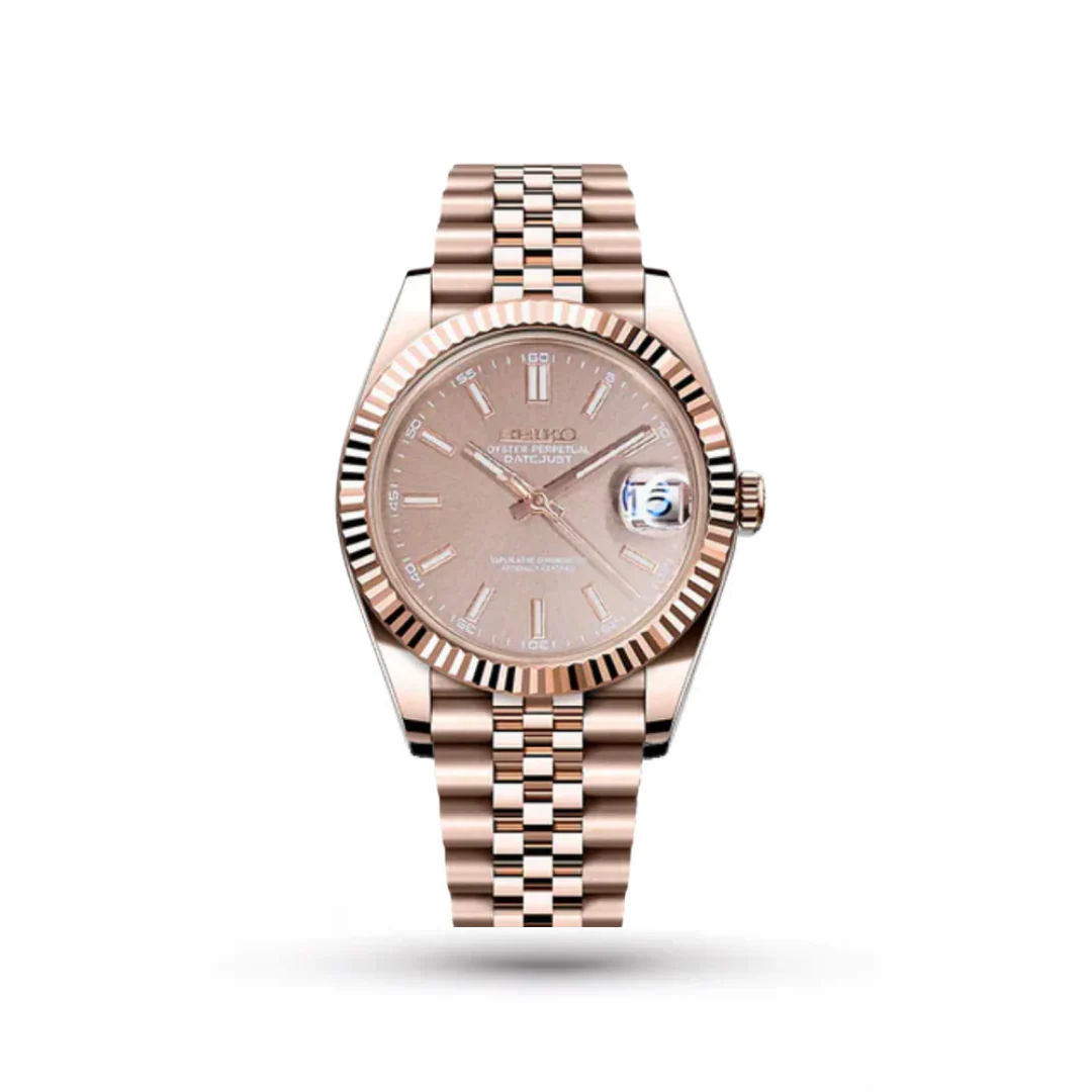 Seiko Mod Datejust | Rose Gold