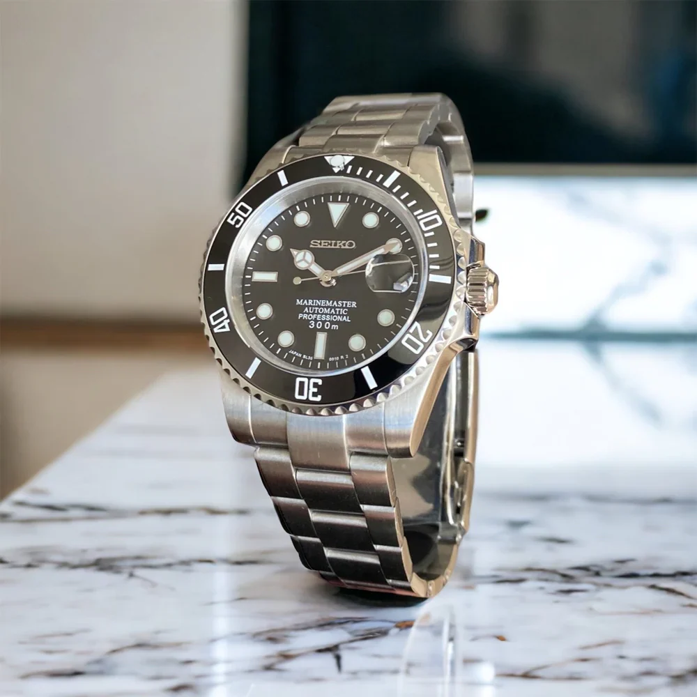 SEIKO MOD SUBMARINER | BLACK STEEL - Image 2