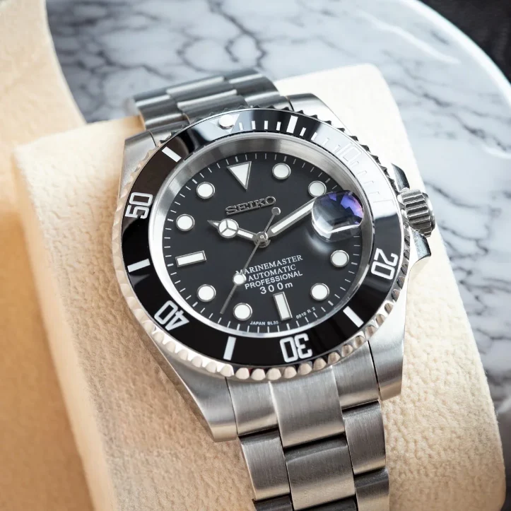 SEIKO MOD SUBMARINER | BLACK STEEL - Image 3