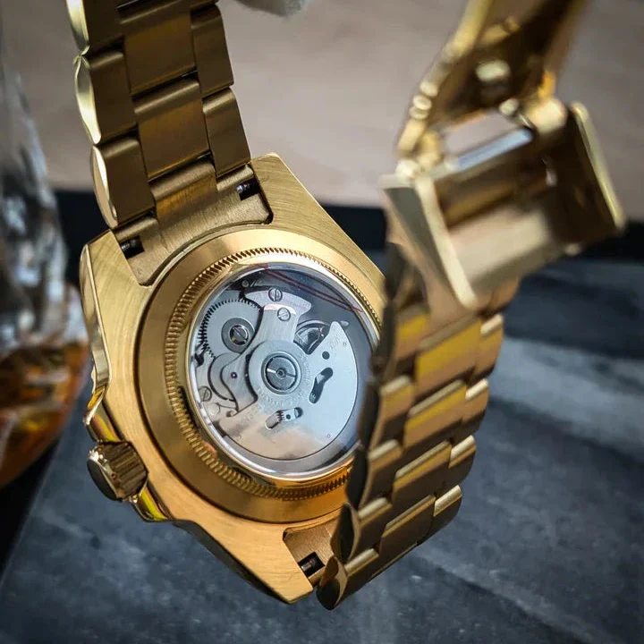 Seiko Mod Submariner | Gold Blue - Image 6
