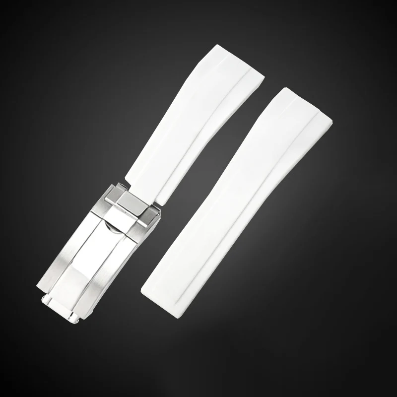 Silicone Rubber Strap for Rolex Submariner, Yacht-Master, Explorer & Daytona - 20mm / 21mm / 22mm - Image 16