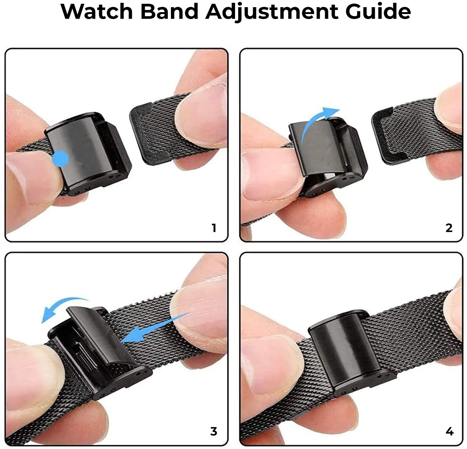 Slim Fit Metal Apple Watch Band - Image 12