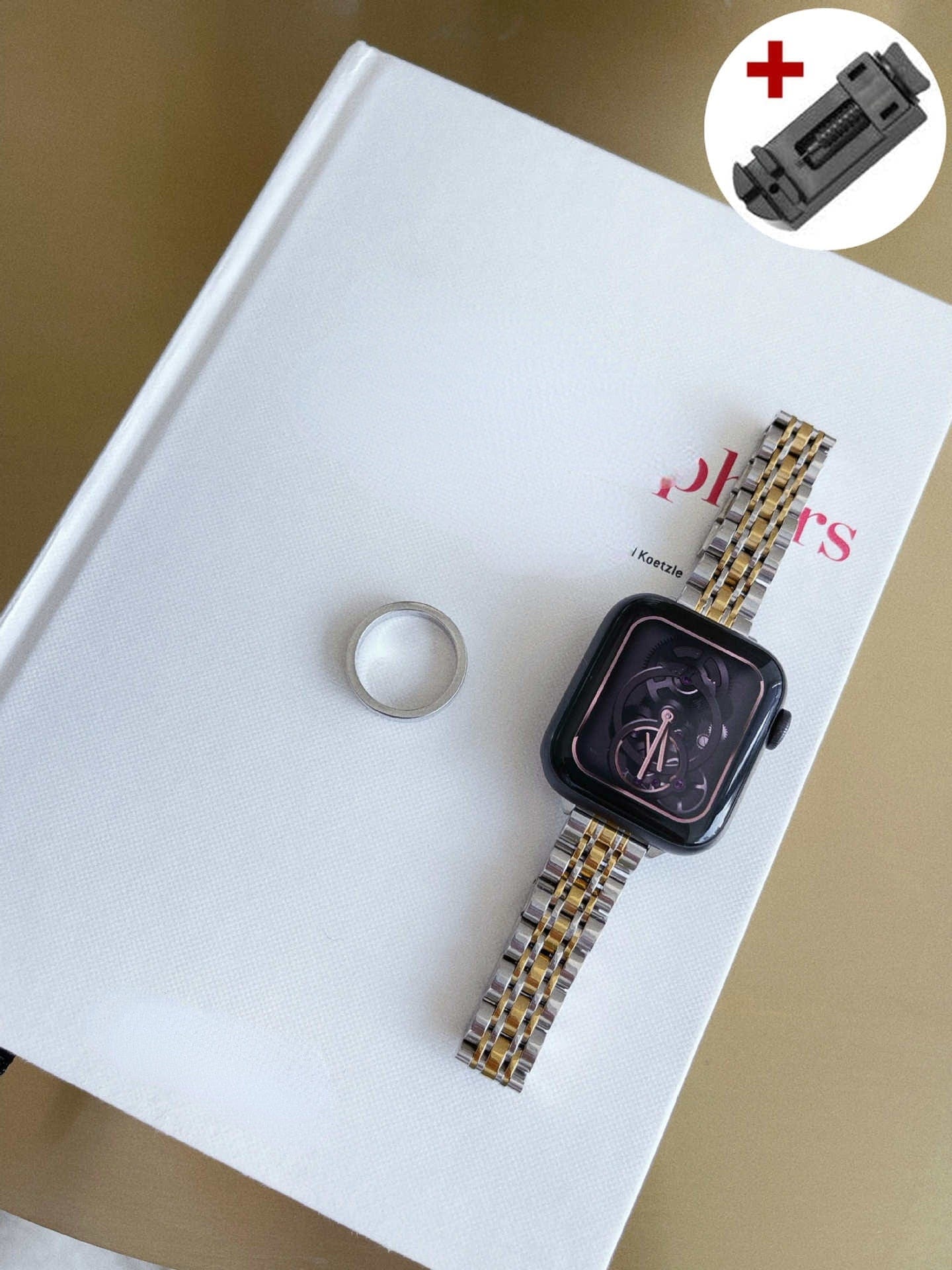 Slim Stainless Steel Apple Watch Band - Image 6