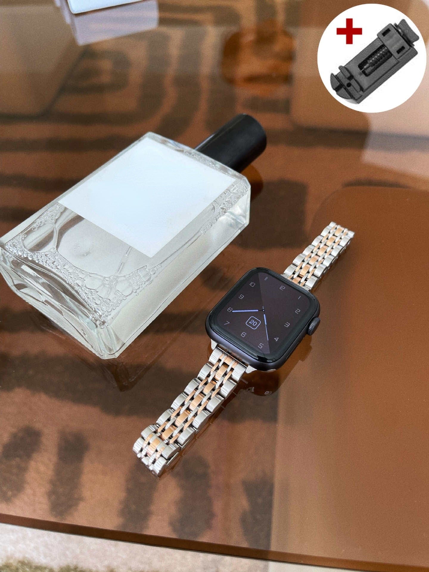 Slim Stainless Steel Apple Watch Band - Image 8