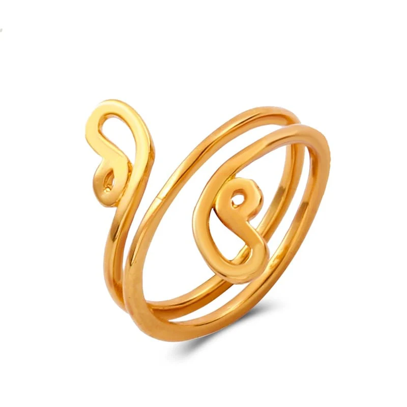 Spiral Retro Adjustable Toe Ring - Image 2