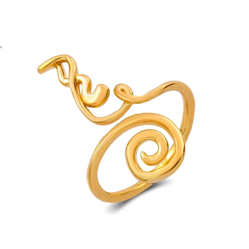 Spiral Retro Adjustable Toe Ring - Image 6