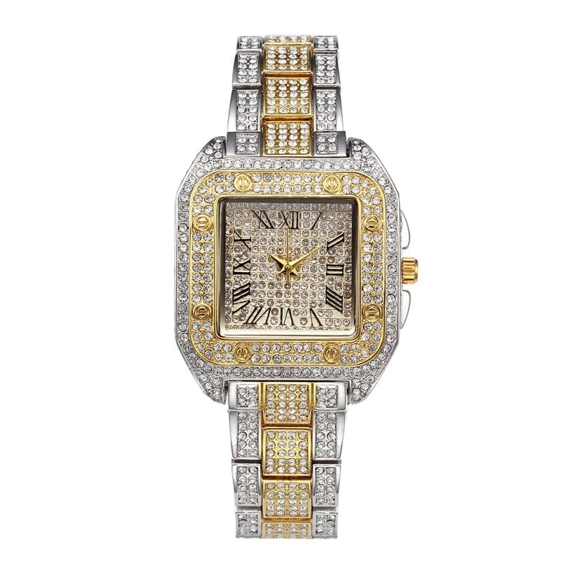 Square Bling Bezel Watch - Image 5