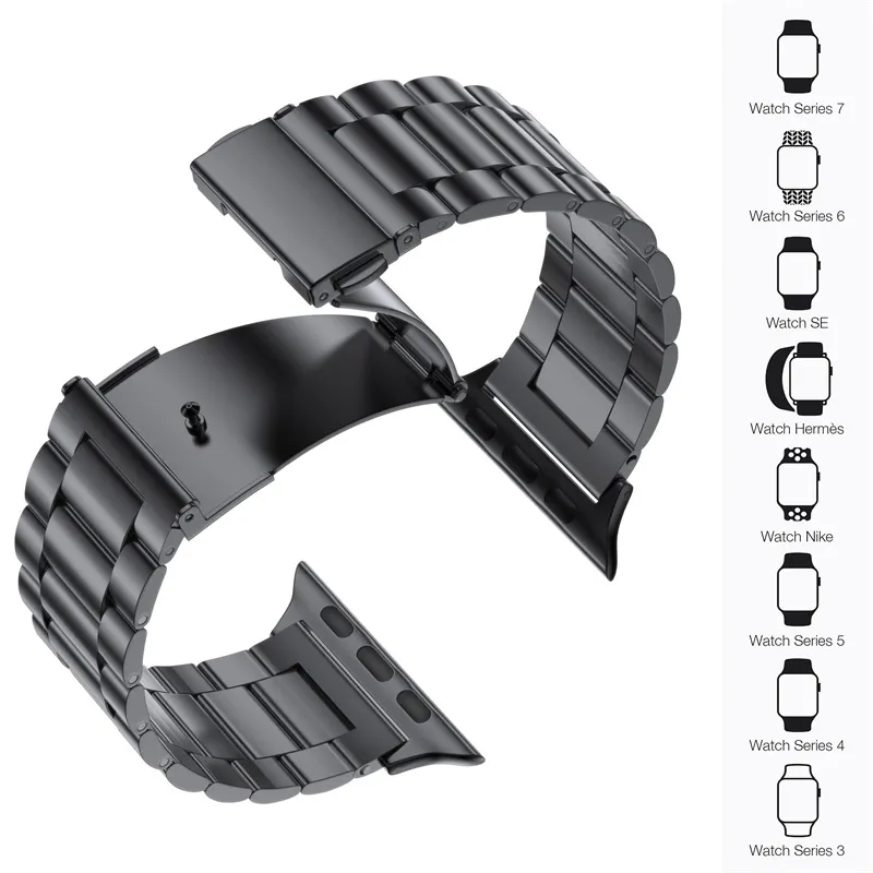 Stainless Steel Apple Watch Band - Image 2