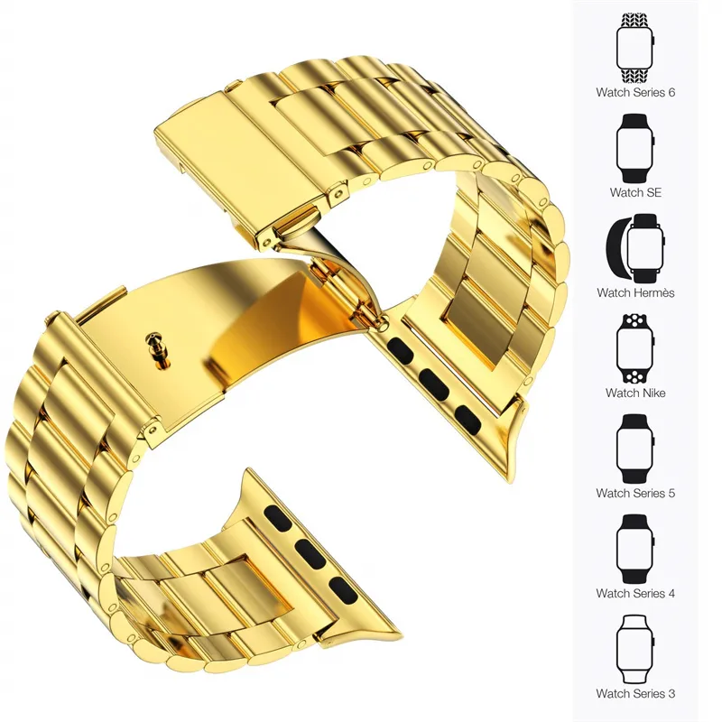 Stainless Steel Apple Watch Band - Image 4