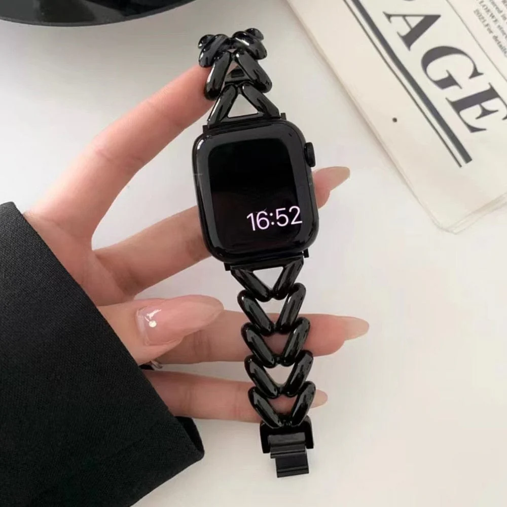 Stainless Steel Chunky Cuban Apple Watch Band - Image 4
