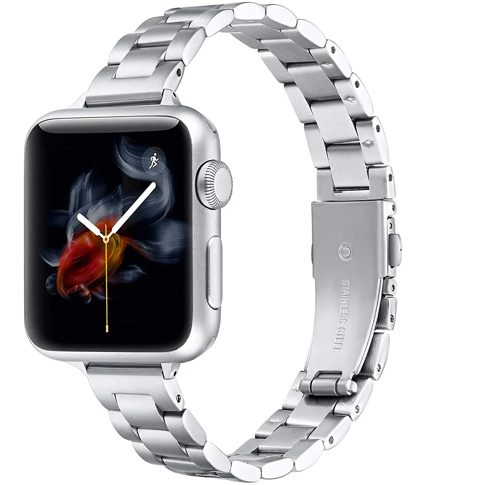 Stainless Steel Classic Link Apple Watch Band - Image 7